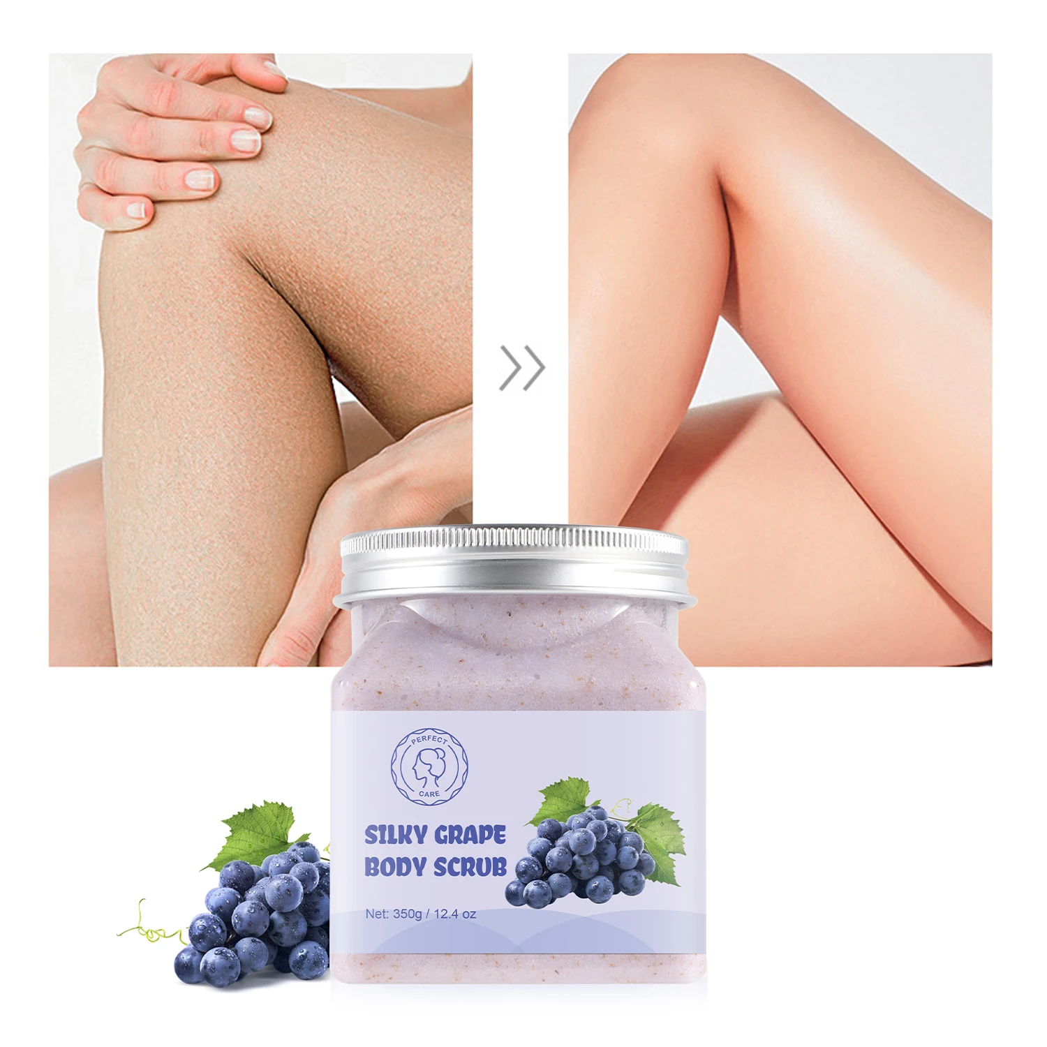 Perfectcare частная марка скраб для тела очищает и разглаживает отшелушивающая морская соль вспенивающий