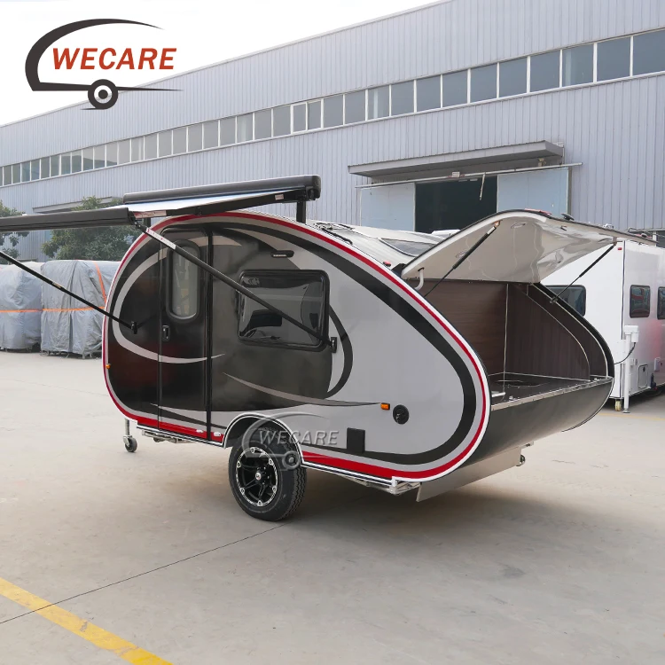 china motorhome caravan trailer manufacturers offroad caravan house camping travel trailer rv mini teardrop camper with bathroom