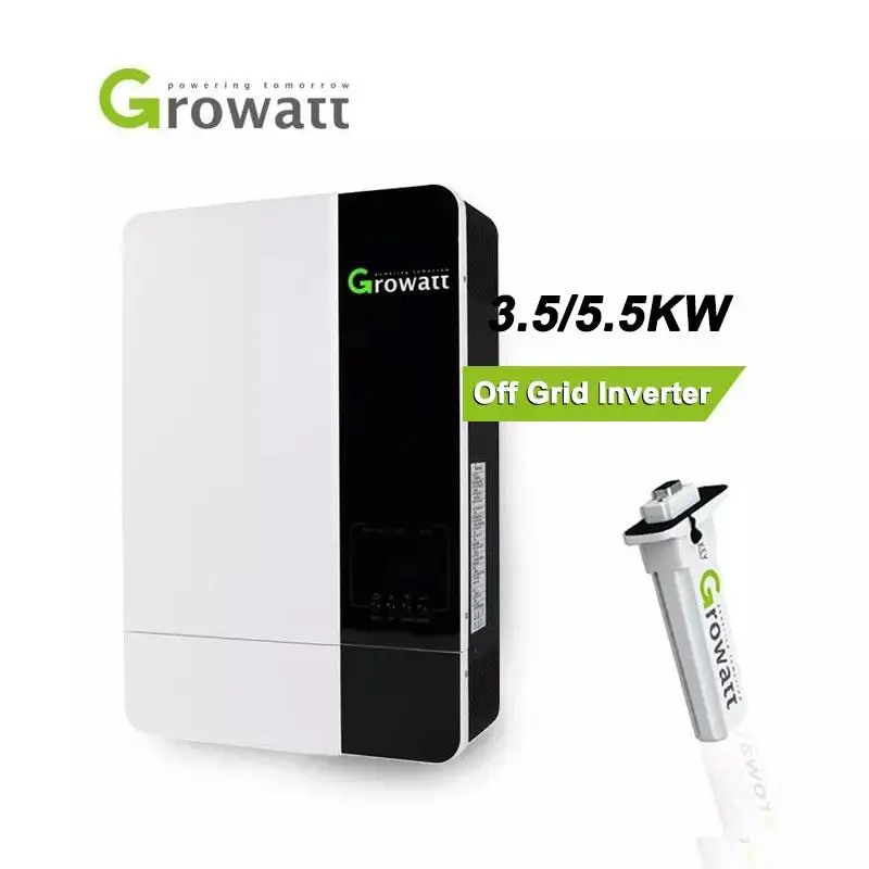 Growatt 2023 Hot Selling Good Price 3.5Kw 5Kw Solar Inverter Pure Sine Wave Home Invertor Personalized Golden Supplier