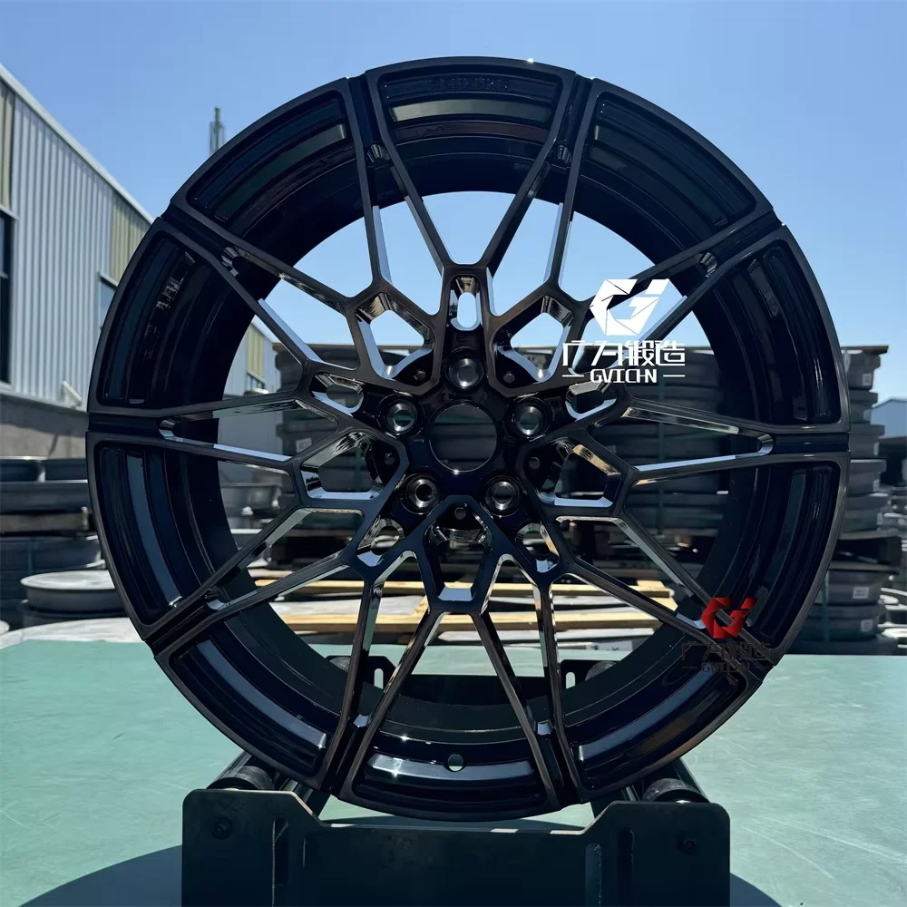 custom forged aluminum alloy wheels with black car rims for BMW M3 M4 M4 G20 g30g28 g80 5x112 5x114.3 5x120