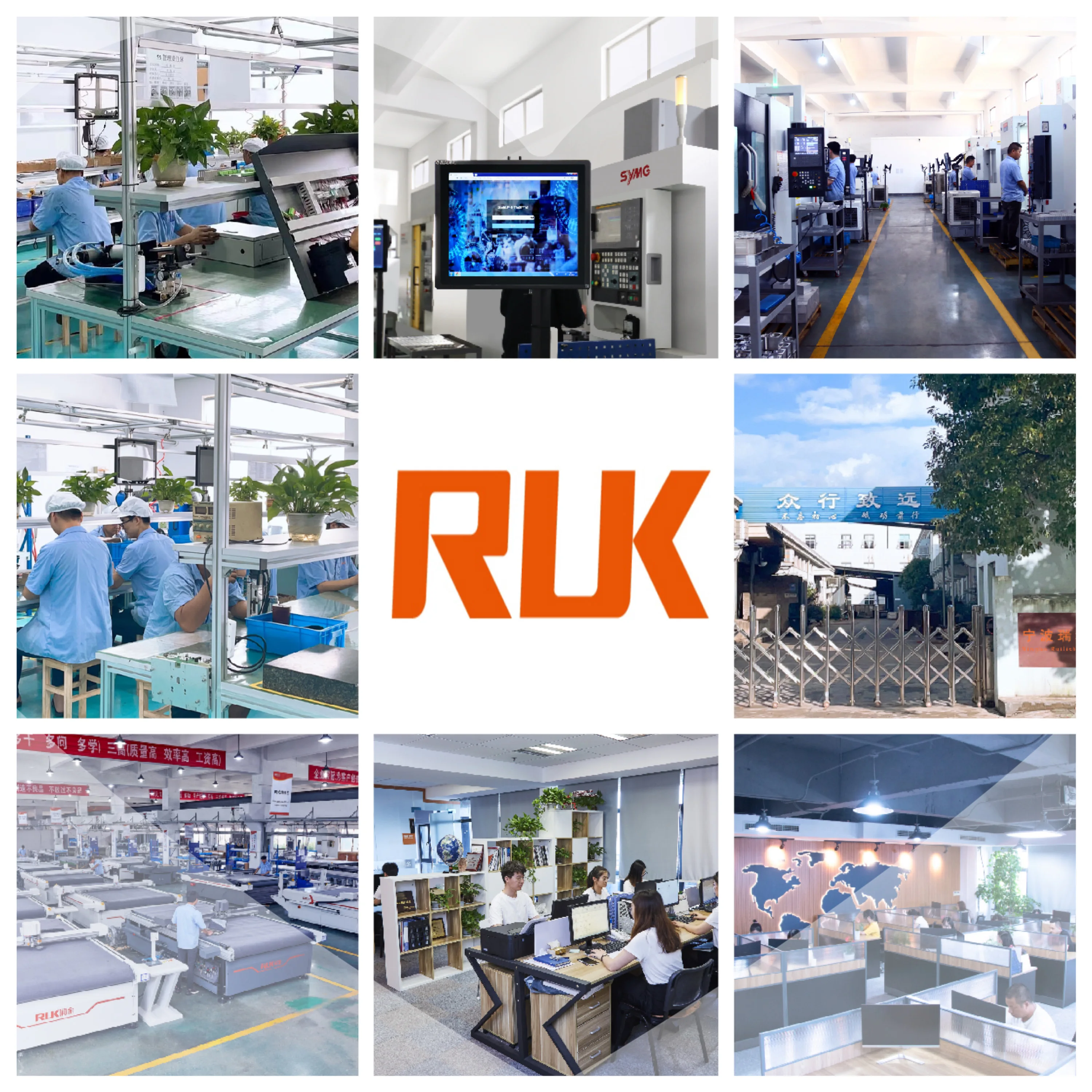 RUK flatbed ccd contour cutting machine fiberglass cutting cnc flatbed cutter