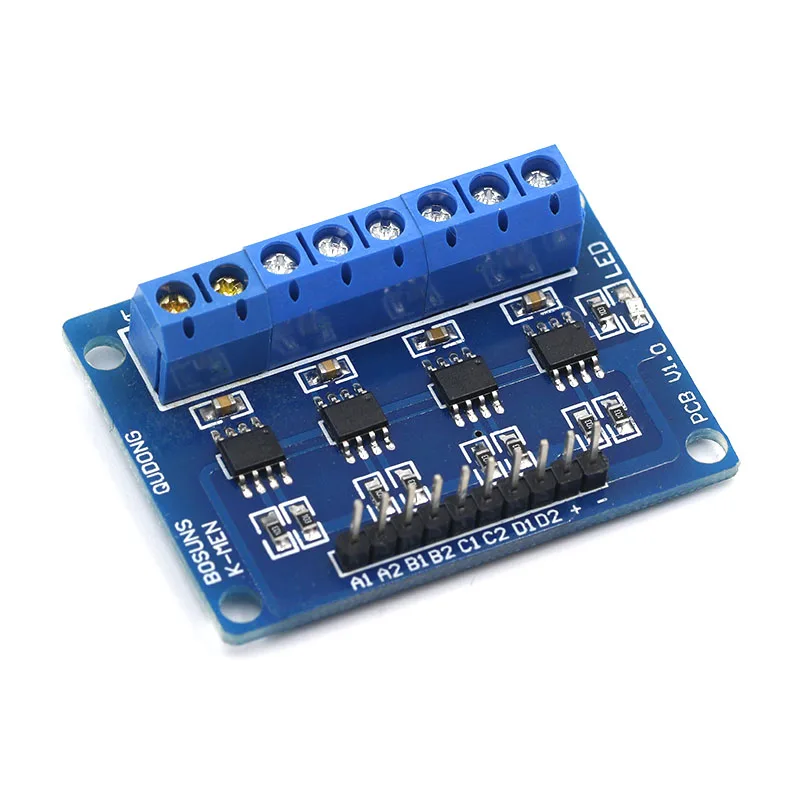4CH 4 Channel HG7881 Chip H-bridge DC 2.5-12V Stepper Motor Driver Module Controller PCB Board 4 Way 2 Phase