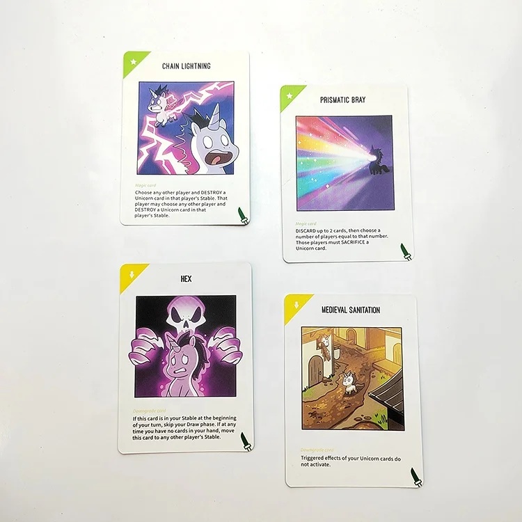 High quality board game Custom made design print game cards Manufacture wholesale ultimate game card