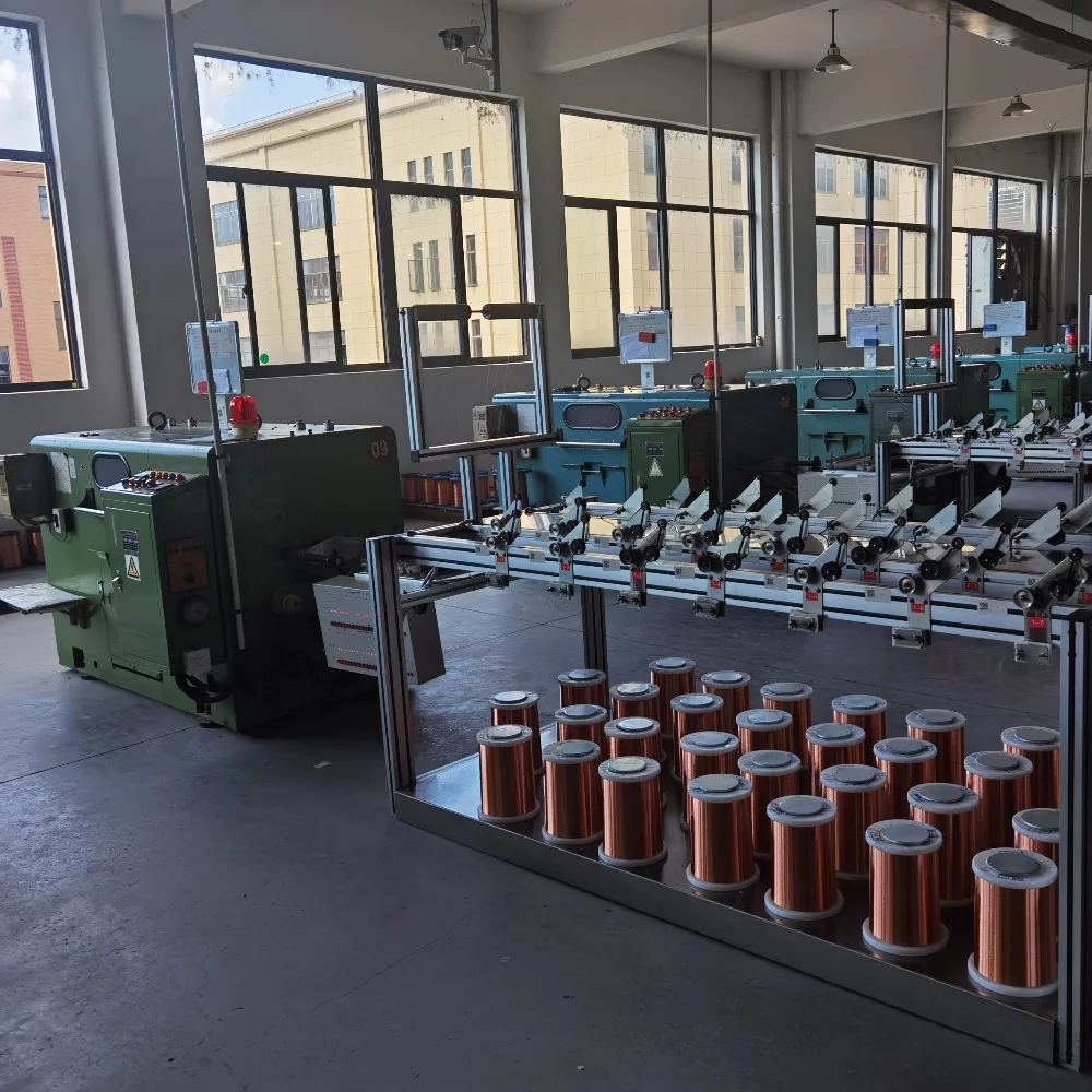 Изготовленный На Заказ медный провод Litz 0 10X23mm прямоугольный эмалированный для высоковольтного трансформатора