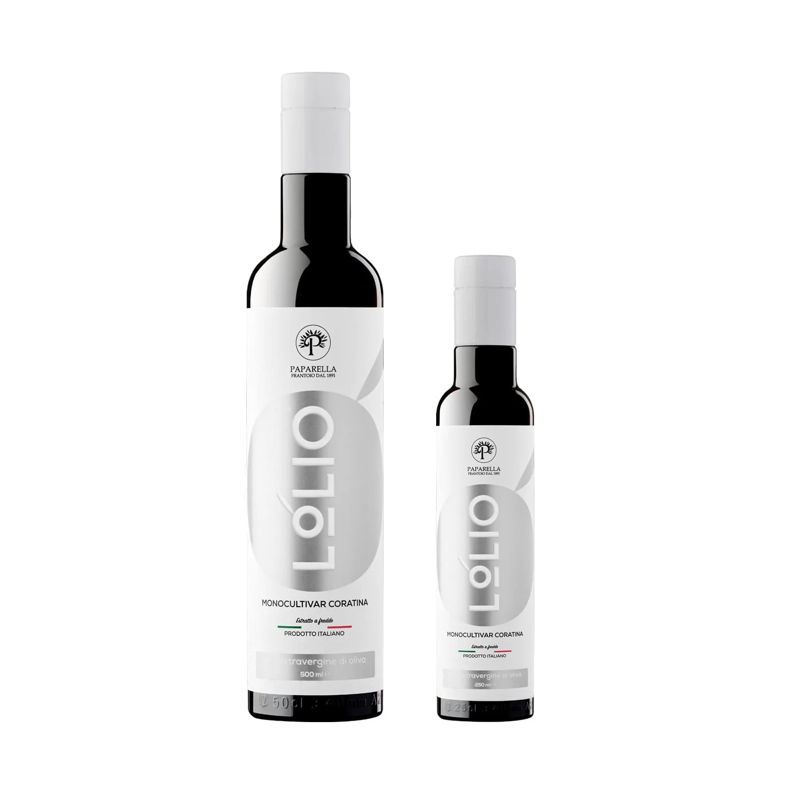 High Italian Extra Virgin Olive Oil Monocultivar Coratina Platinum 0,750 L for restaurant - Puglia - Italy - intense taste