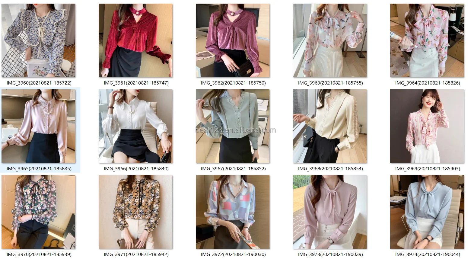 2024Best Seller Woman Shirts and Blouses Elegant Women Blouses and Tops Lady Summer Long for Women Adults Chiffon Knitted Sweet