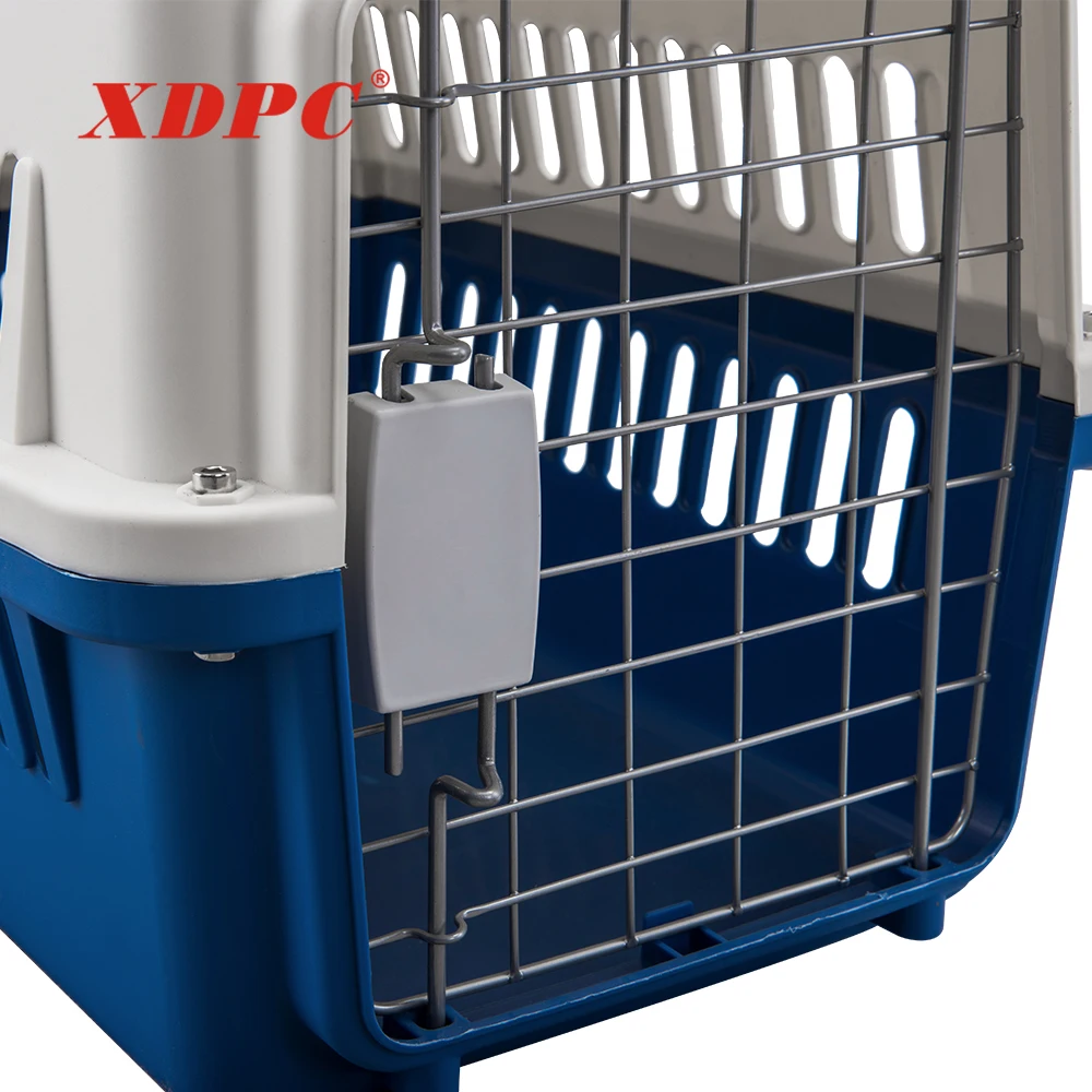 Dog kennel transport pet cage box plastic travel carrier