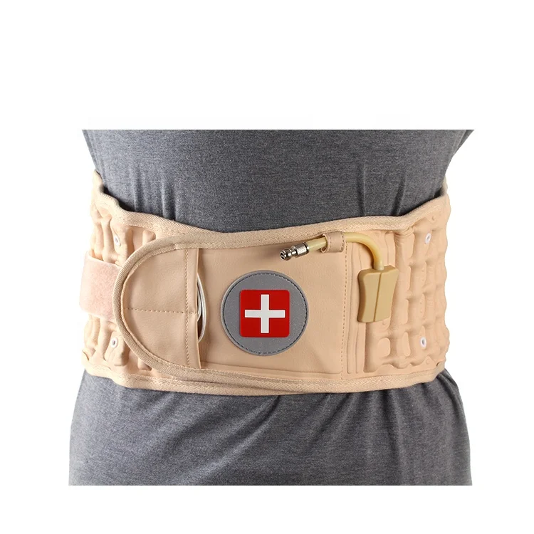 Physio Therapy Lumbar Support Belt Air Traction Spinal Inflatable Back Brace