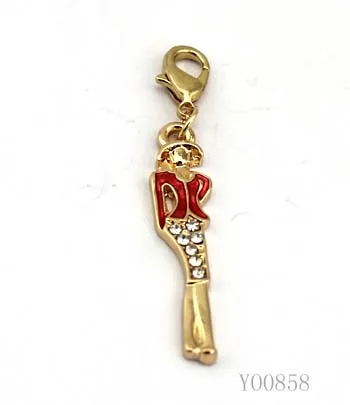 MINI RED JACKE CHARM Charm with clasp for Mary Kay woman Gift Customized custom color
