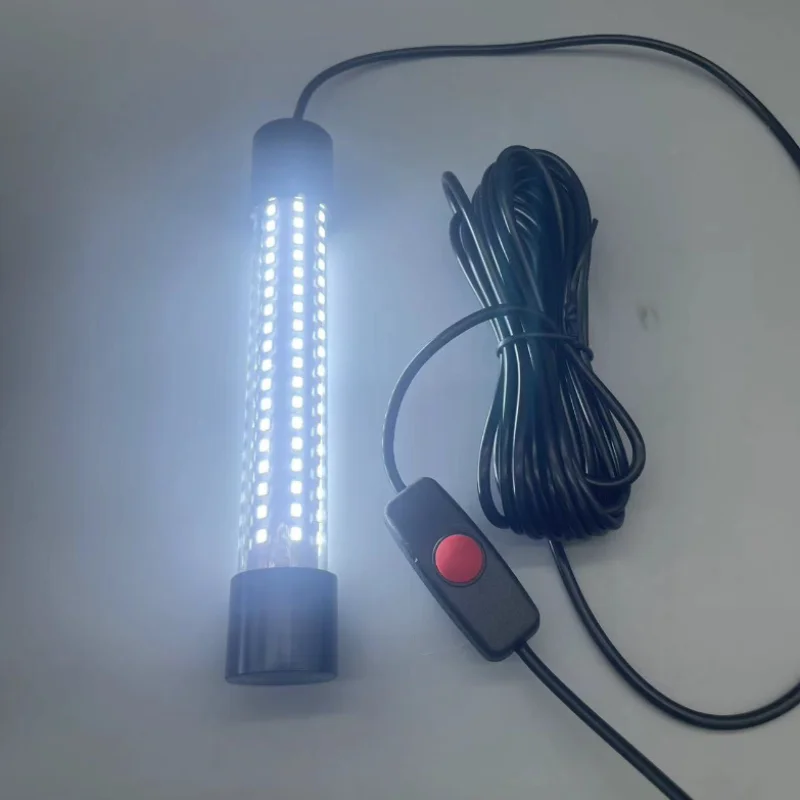 2024 Cheapest New Wave 20W Blue Aluminum Head sensory led bubble fish lamp lamp for fish  underwater fishing light