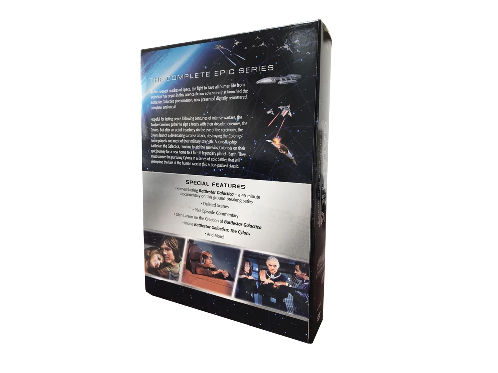 Battlestar Galactica полный набор коробок серии 10dvd Регион 1 dvd оптовая продажа Бесплатная доставка на eBay Ama/zon Заводская поставка