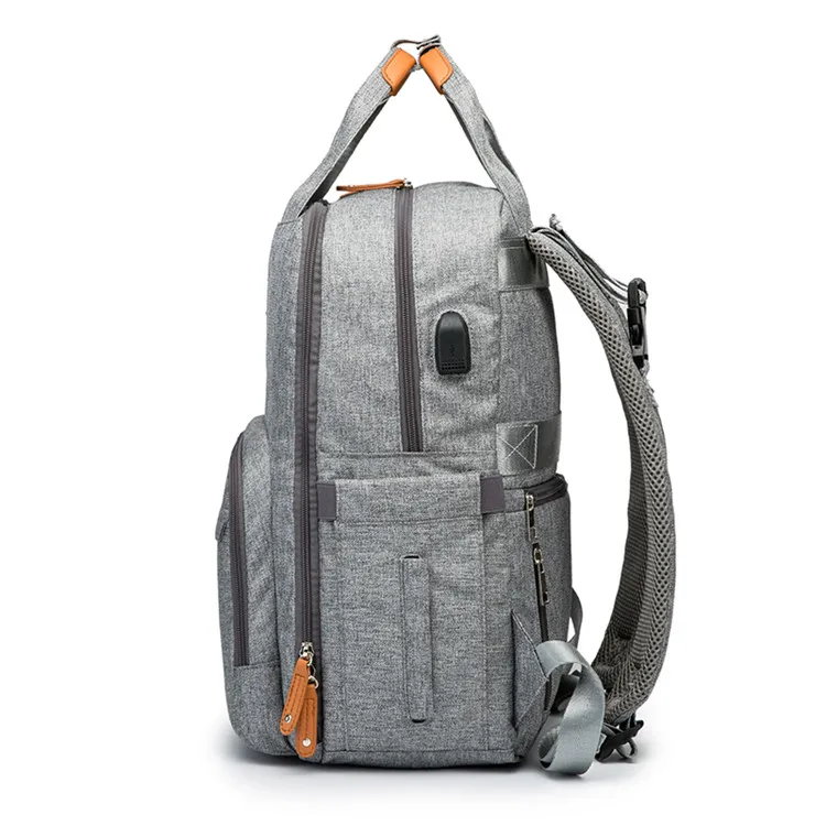 
Cheap Mummy Travel Water-repellent Diaper Bag Backpack With Usb Charging Port 