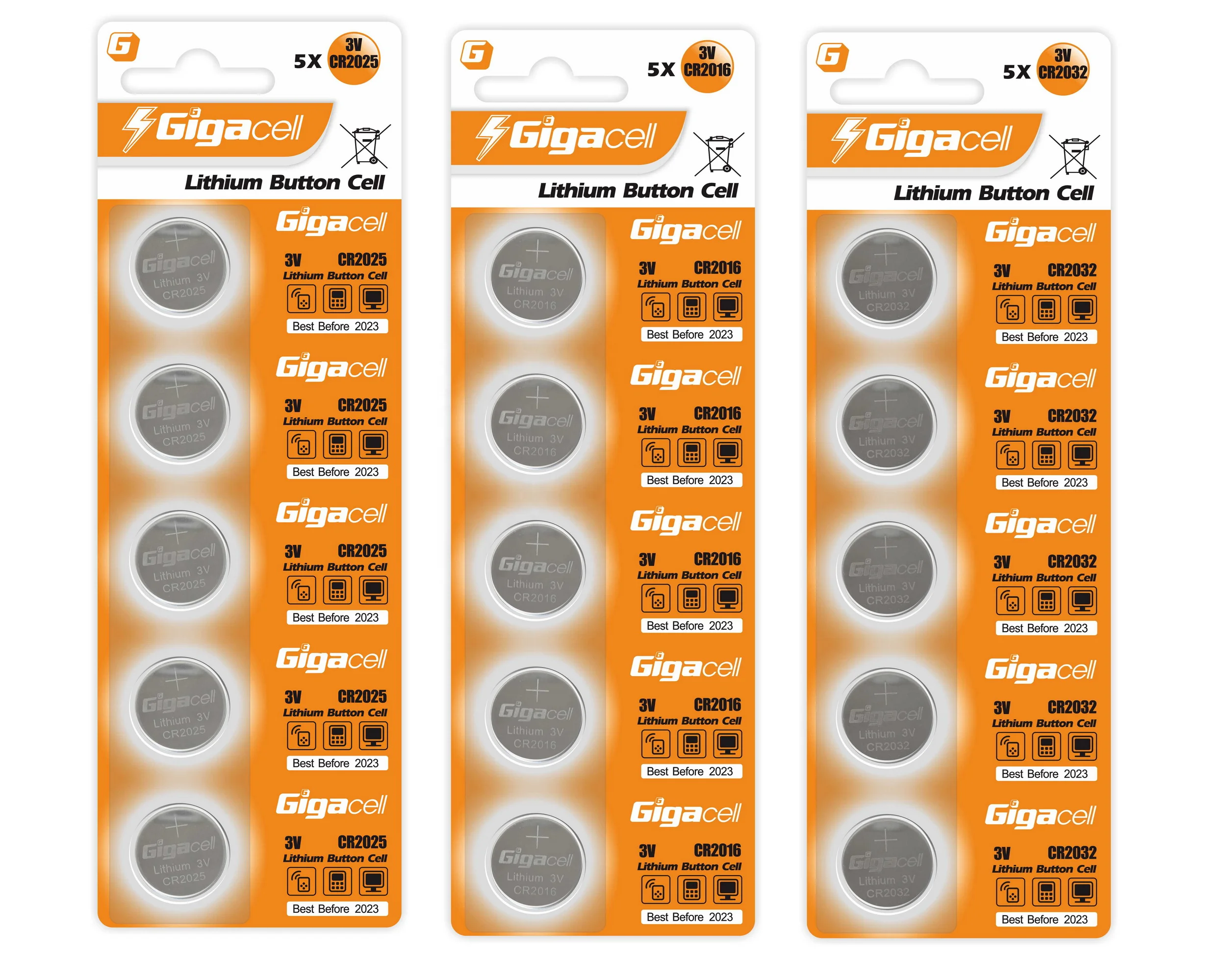 3V CR2016 Button lithium battery Car remote control battery  Blister Pack