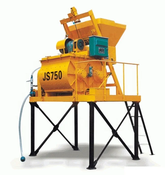 Высокая Эффективность Цемент миксер силовое воздействие смеситель JS750