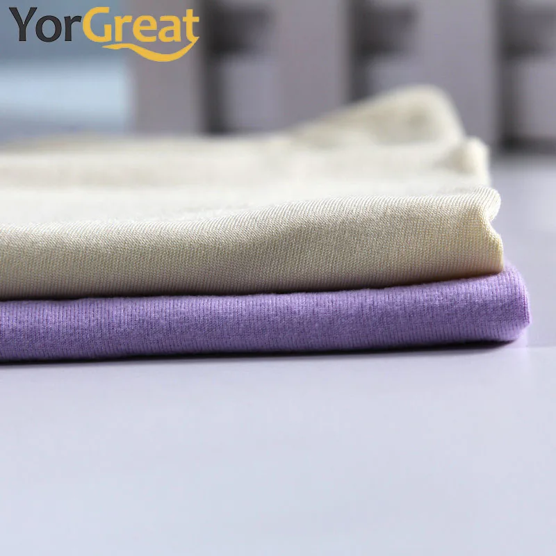 FREE SAMPLE 95% polyester 5% spandex soft knitted fabric milk silk  polyester fabric jersey