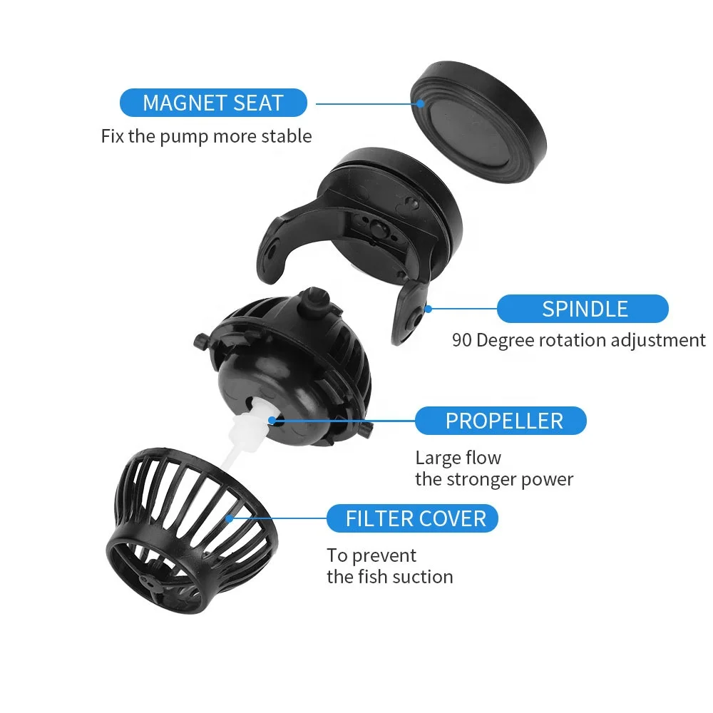 Jebao Aquarium Wave Maker Pump DC 24v Wireless Wave Maker Water Pump SOW-4 SOW-8 SOW-15 SOW-20 For Fish Tank Pond