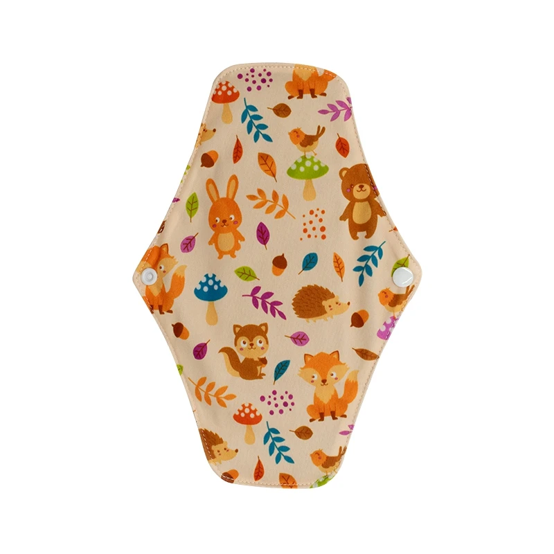 Low Price Wholesales Reusable Cloth Menstrual Pad Female Bamboo Charcoal Sanitary Pads