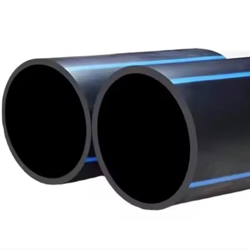 HDPE Pipe DN20 DN32 DN63 PE100 Polyethylene Environmental Protection Water and Drainage Pipe for Irrigation round Head