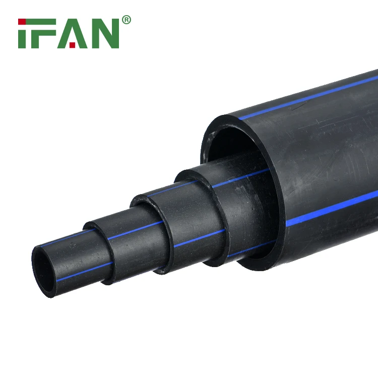 
IFAN Factory Supply Plastic Tube Tubo PEAD Poly Pipe Irrigation Tuberia PEAD HDPE PE Drainage Pipe 