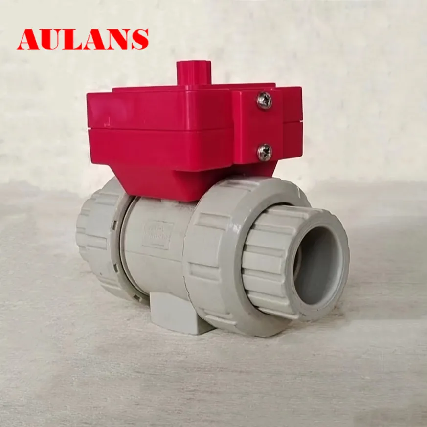 DN20 2 Way UPVC PVC True Union Plastic Ball Valve UPVC Double Union Ball Valve