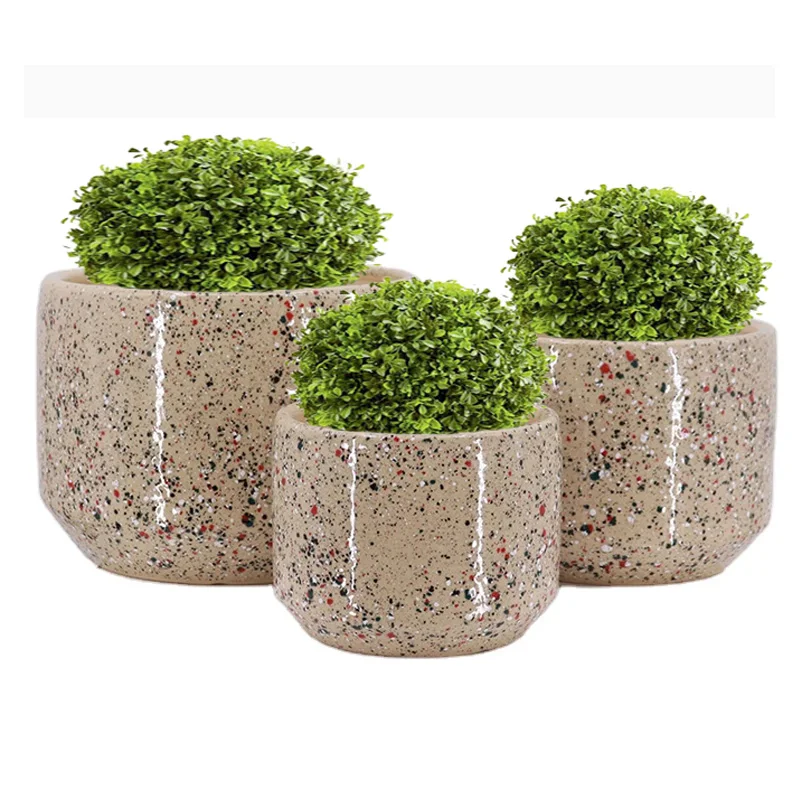Home Decoration Pot De Fleur Garden Plants Large Flower Outdoor Ceramic Terracotta Garden Pots for Wholesale Orchid