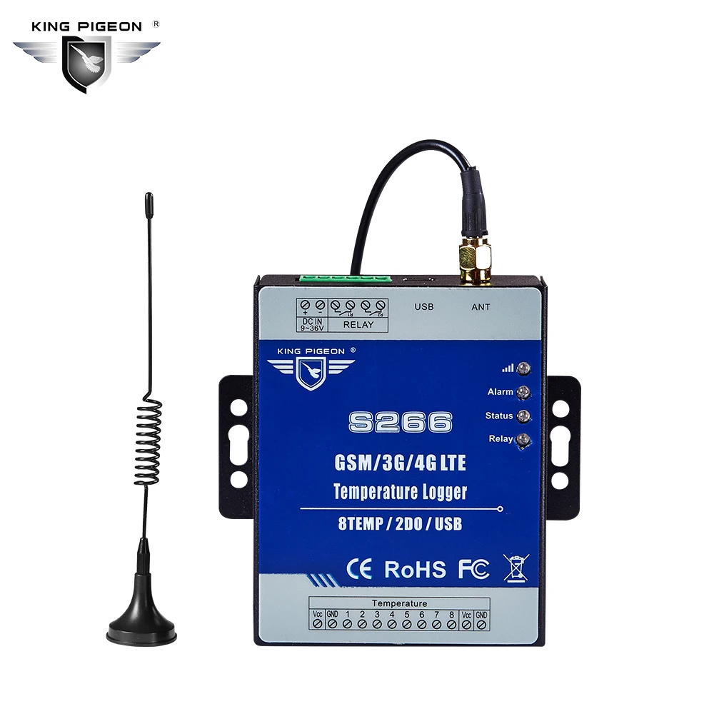 Беспроводной GSM / 3G / 4G Датчик температуры для мониторинга морозильной камеры S266