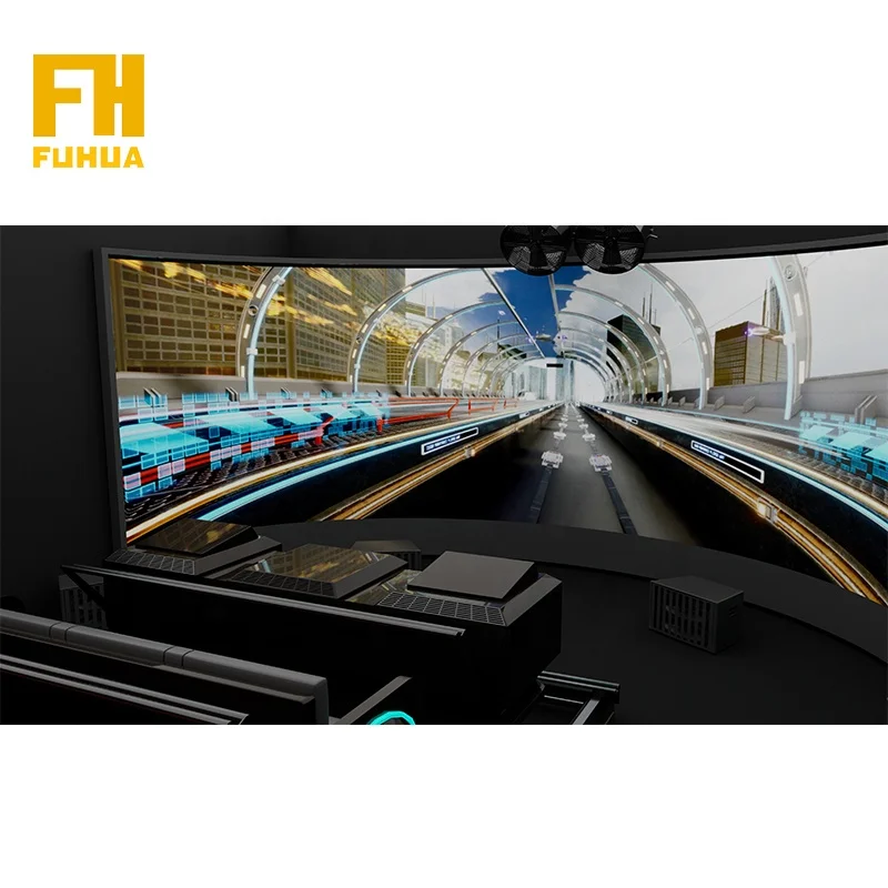 Virtual Park Equipment  3d 7d 9d Orbital  Cinema 6 dof Dynamic Simulated Car  3d Naked Eye Immersive Experience  Rail Cinema