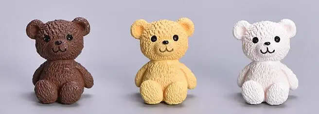  Дикие животные сад Игрушка Мишки Тедди фигурка смола/пластиковый Медведь