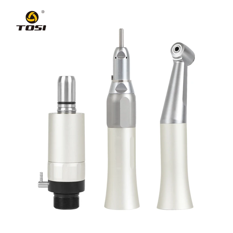 Tosi FX Series set Low Speed Dental Handpiece Dental Contra Angle Handpiece Dental Handpiece Set Air Turbine 1:1 Outer Water Kit