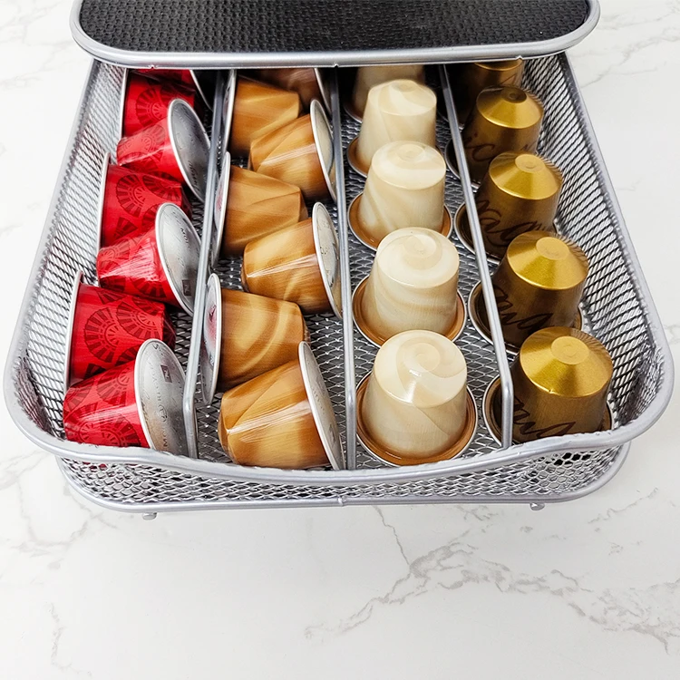 Кофейные капсулы ящик для хранения капсул Nespresso комод кофемашины экономия места положить 48