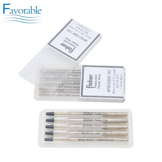 Плоттерные ручки Fisher 3 5 дюйма 1 мм черные шарики PB35BK180 подходят для резаков электрических фар