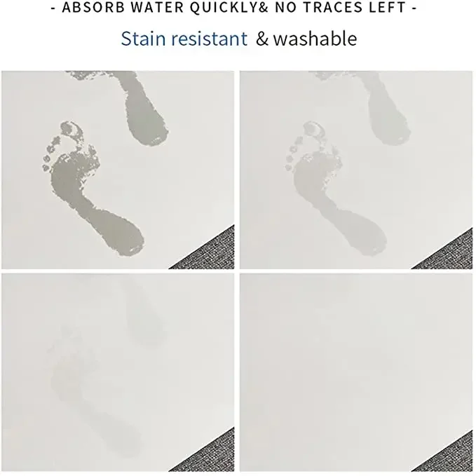 Hot sale  Quick Drying Bath mat Kitchen Entrance  Custom Door Mats Super Absorbent bath mat Non slip Diatom Mud Bathroom Rug