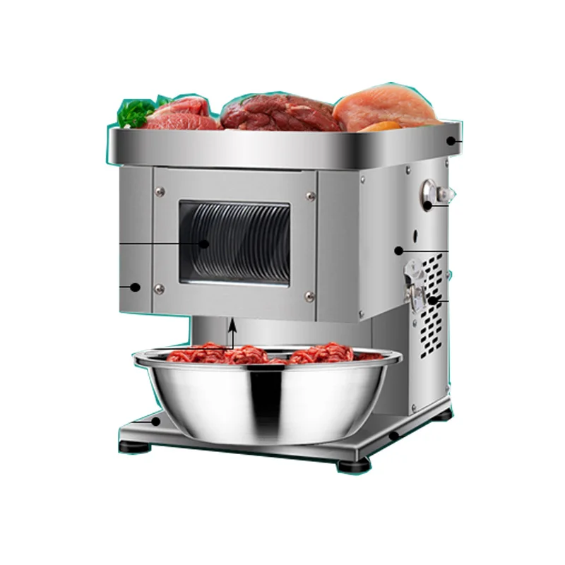 Bacon Making Machine Meat Slicer  Meat Slicer Machine Foldable Square Meat Cutter