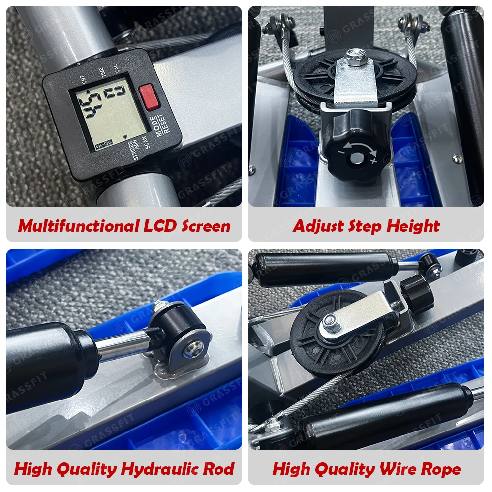Upgrade Folding Storage Stair Stepper Exercise Machine Home Portable Mini Stepper For Sports Exercise