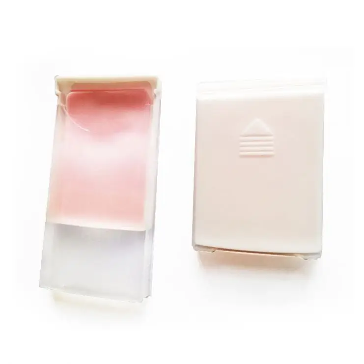 Travel portable dissolving moisturizing paper soap sheet natural basic cleaning mini hand washing paper soap strip