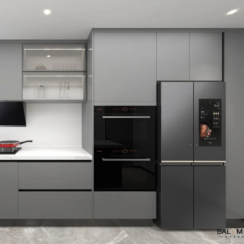 Elegant Modular Kichen Cabinet Modern Kitchen Furniture Luxury Designs for Small Kitchens in Prefab House