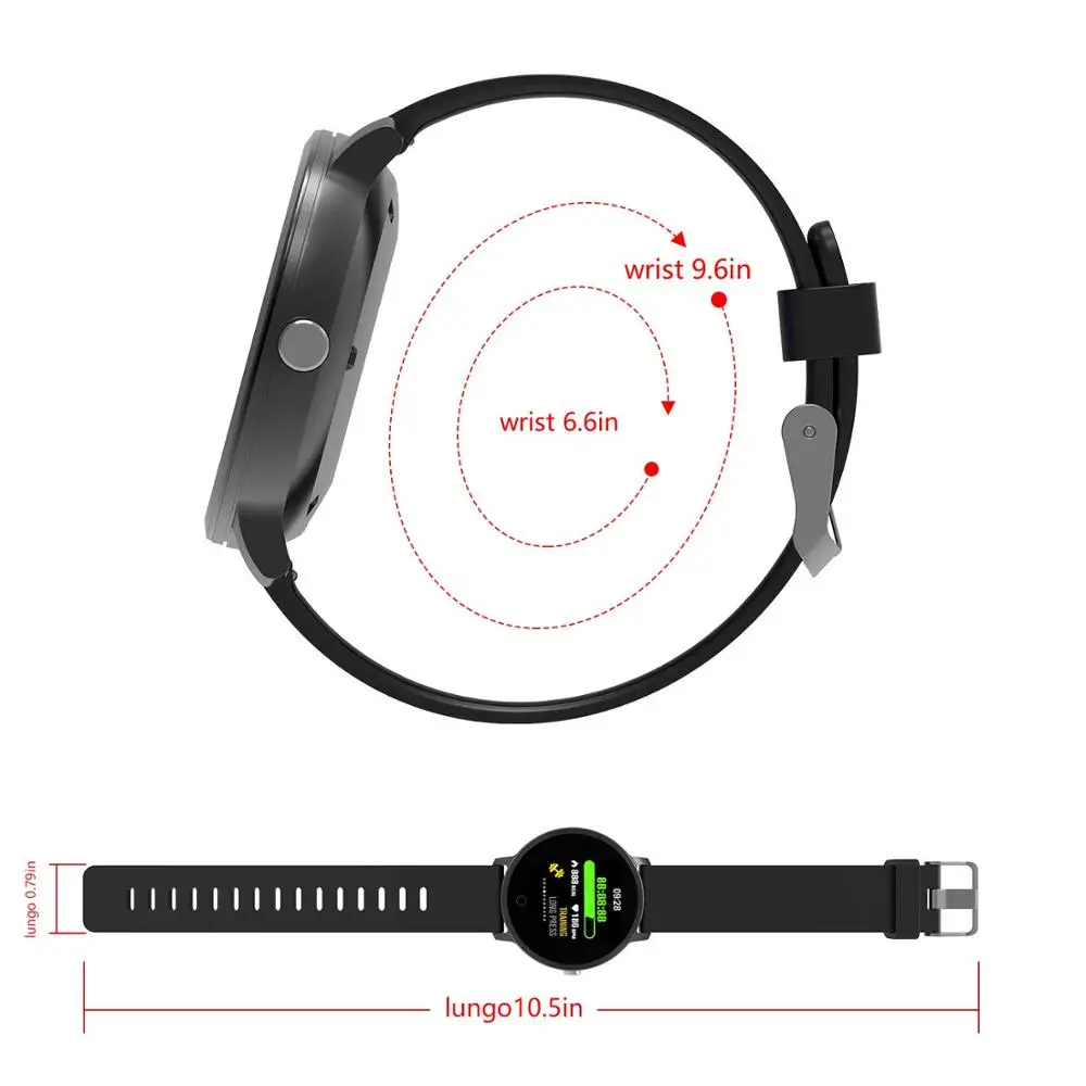 IP67 Waterproof Activity Tracker Sleep Monitor, Step Counter, Smart Sports Watch for Kids Women and Men
