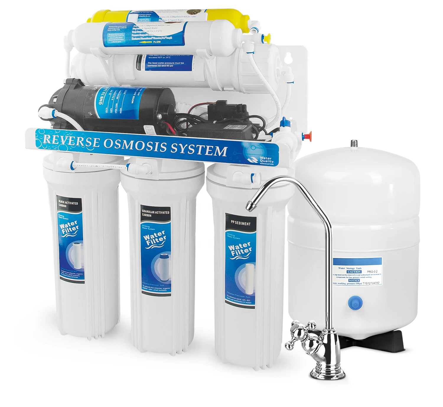 Household  Purification 7 Stages RO System Alkaline Water Filters Ro Water Purifier