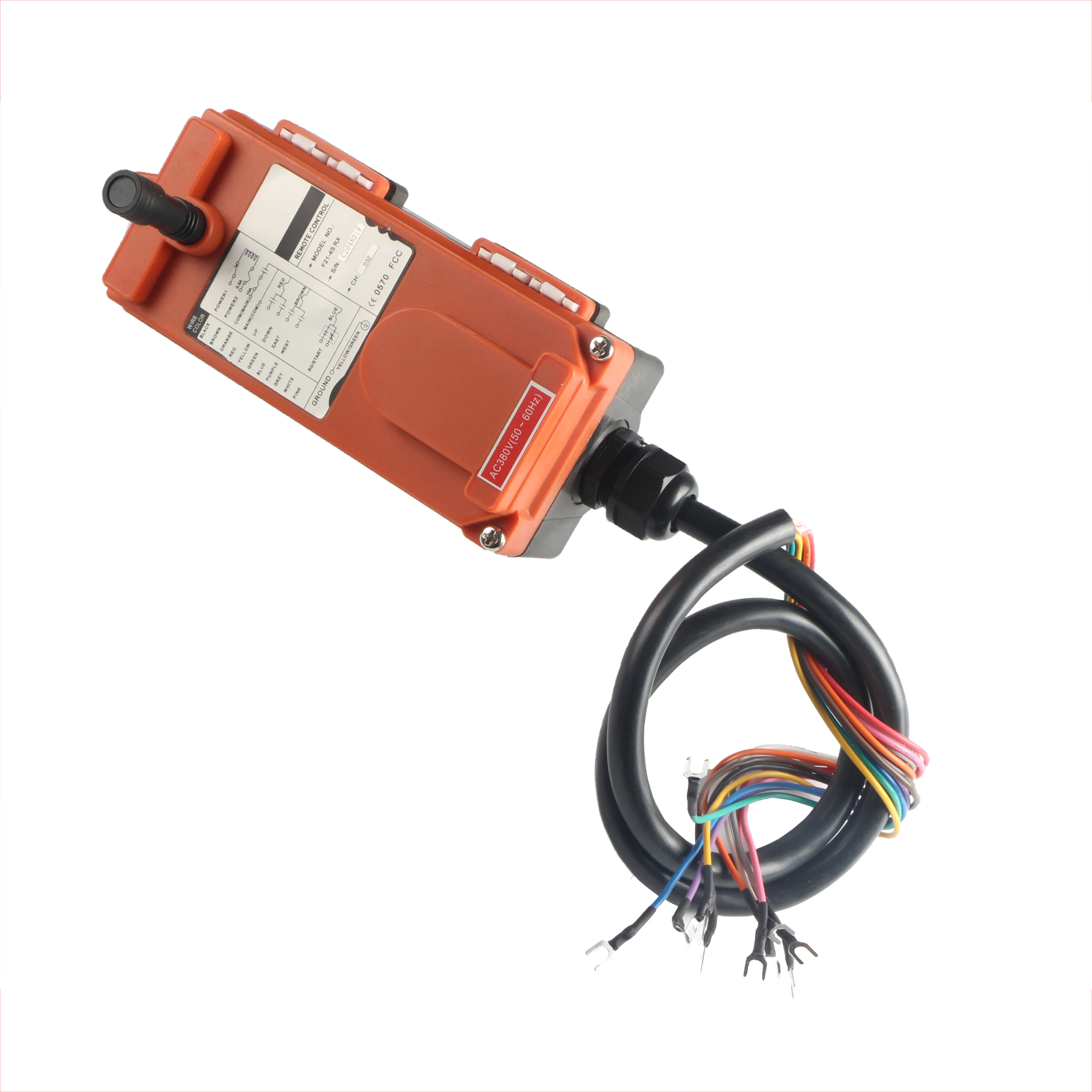 iehc F21-4D waterproof double speed industrial wireless crane remote control