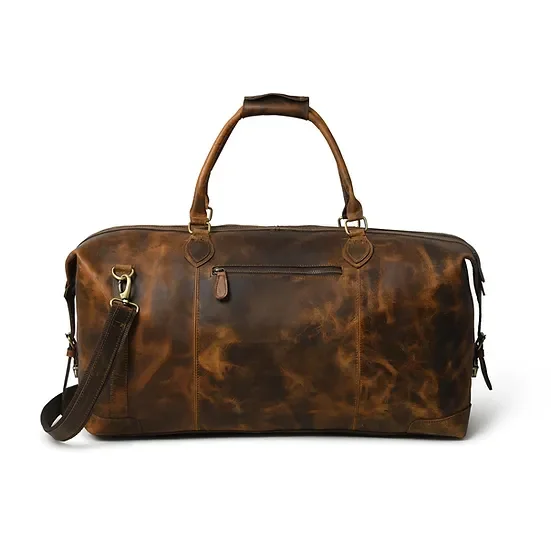 Large Luxury Designer Leather Duffle Bag Famous Brands Gym Bag for Ladies Stylish Travel Bags with Free Sample