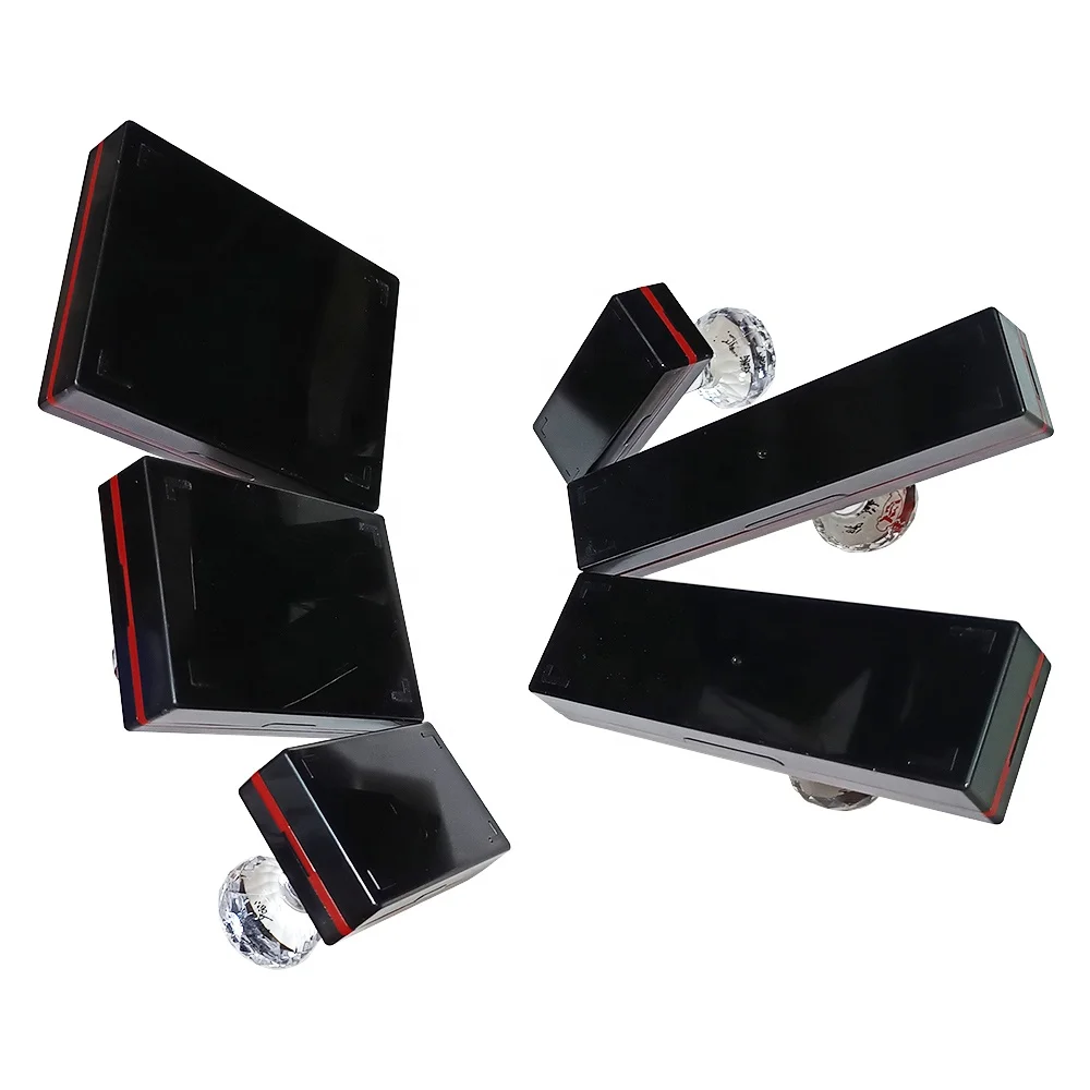 Premium crystal handle big business office flash stamp address name for project carton custom or blank