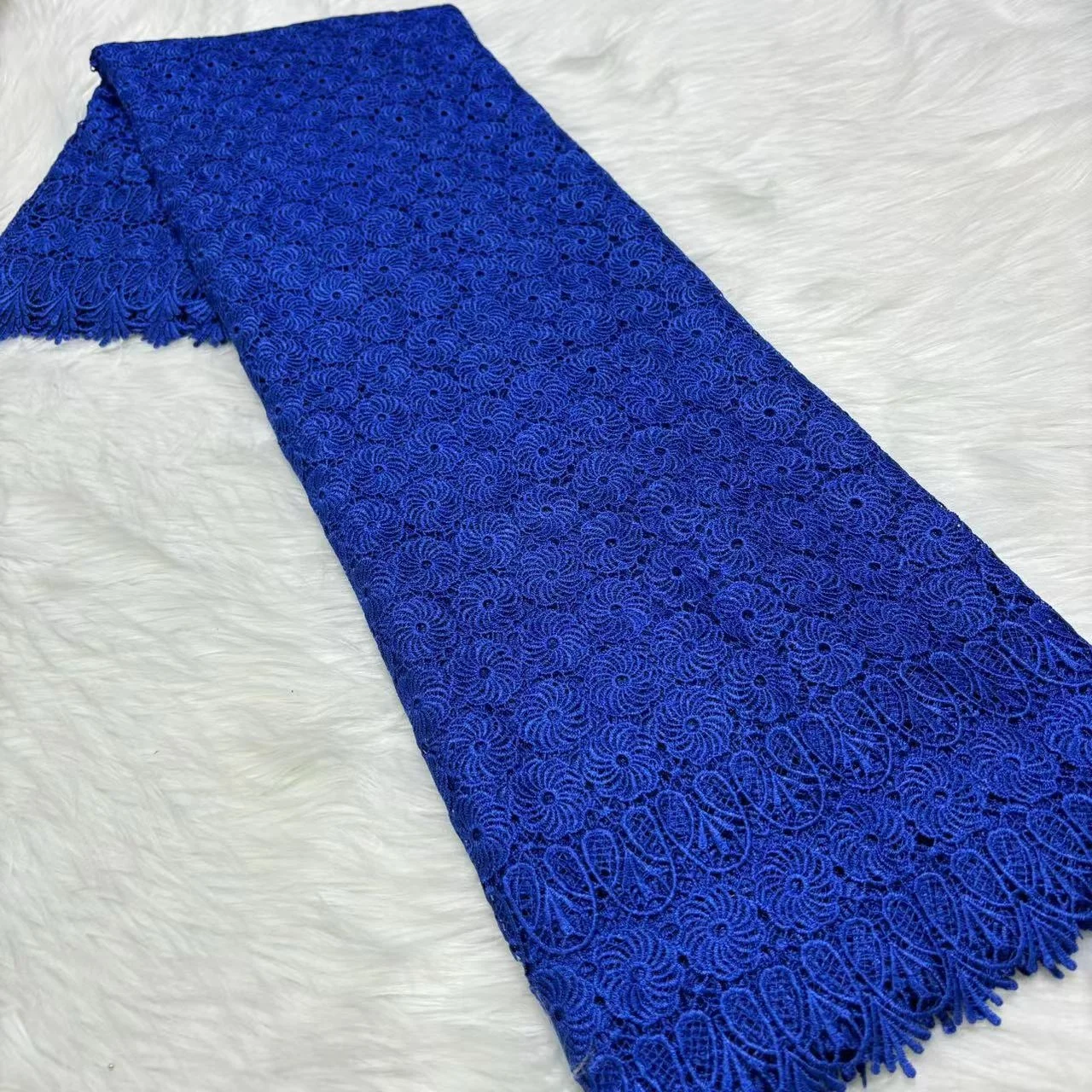 Fabric 100 Cotton High Quality Cord Guipure Lace Fabric Factory Manufacturer Swiss Africa Lace Fabric Nigeria 2024