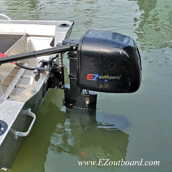 CE Approved 48V 10hp 4 stroke EZ jet outboard motor electric propulsion motor for boat from Golden Motor