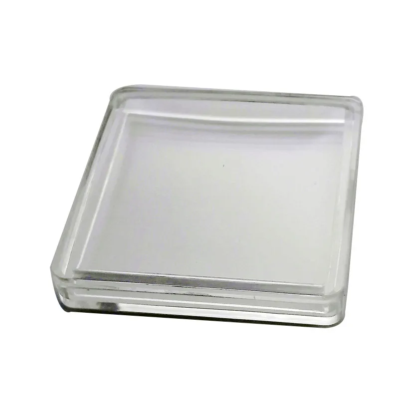 40x40x3 мм квадратная выпуклая акриловая пластиковая коробка Заводская цена оптовая продажа