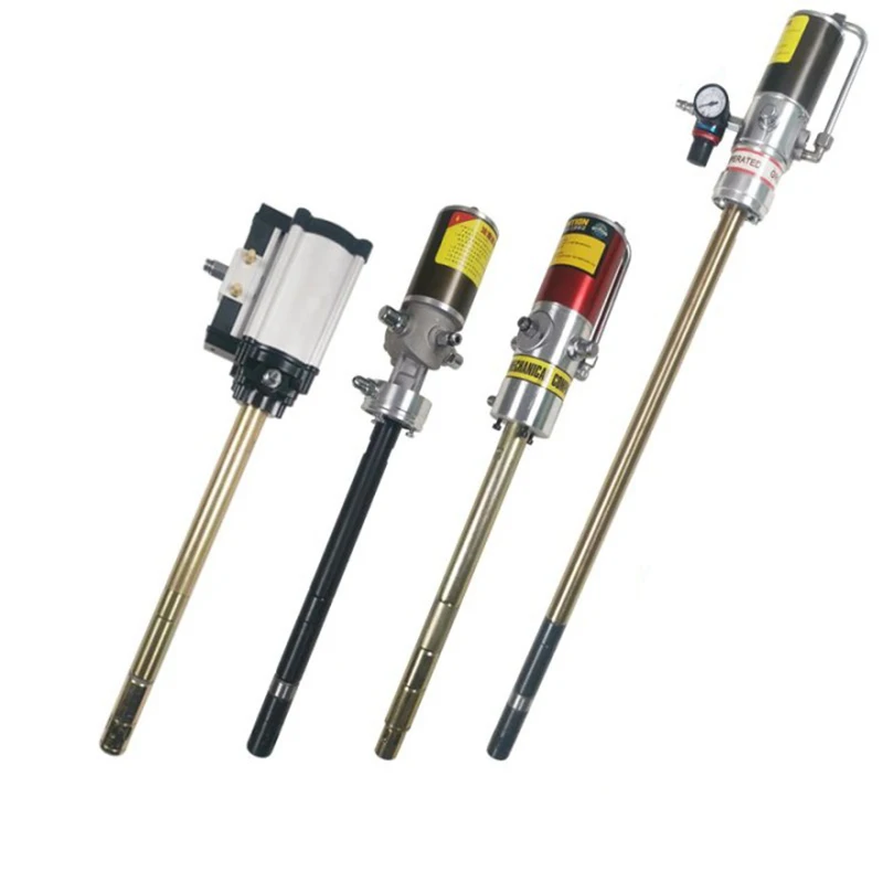 Пневматическая смазка высокого давления со встроенным глушителем и быстроразрядной головкой насоса смазки