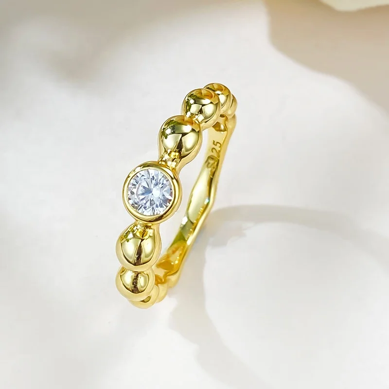 Statement Stack Rings Women Jewelry 18K Gold Plated 5A Cubic Zirconia Wedding Bands Eternity Rings