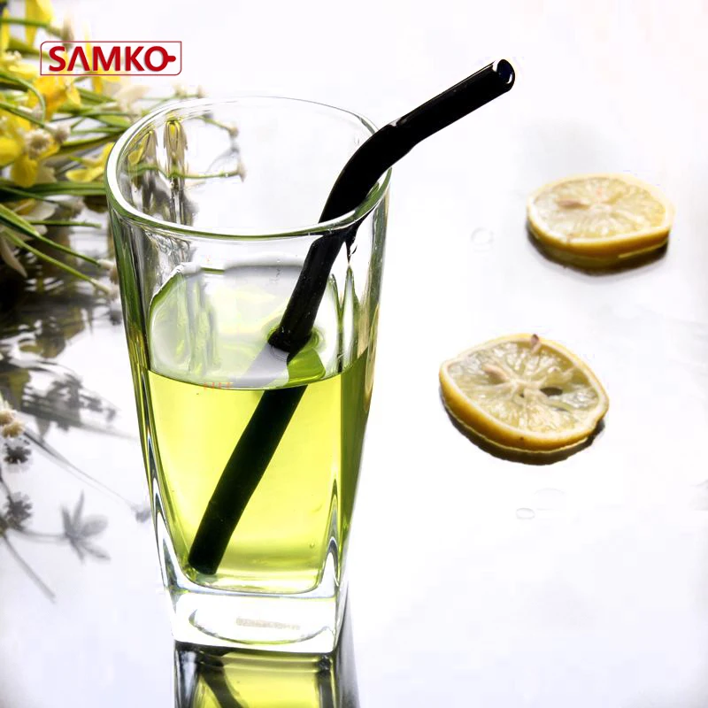 Стеклянные трубочки из пирекс, термостойкие стеклянные трубочки для питья