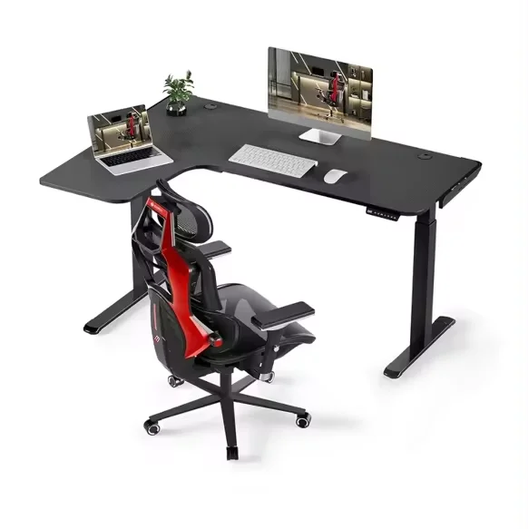NEW Arrival Sit-Stand Height Adjustable Electric Table Sit Standing Computer Dual Motor Desk