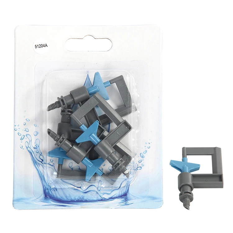 Outdoor self watering plastic X4pcs automatic garden plant drip micro rotor sprinkler 360 3/16