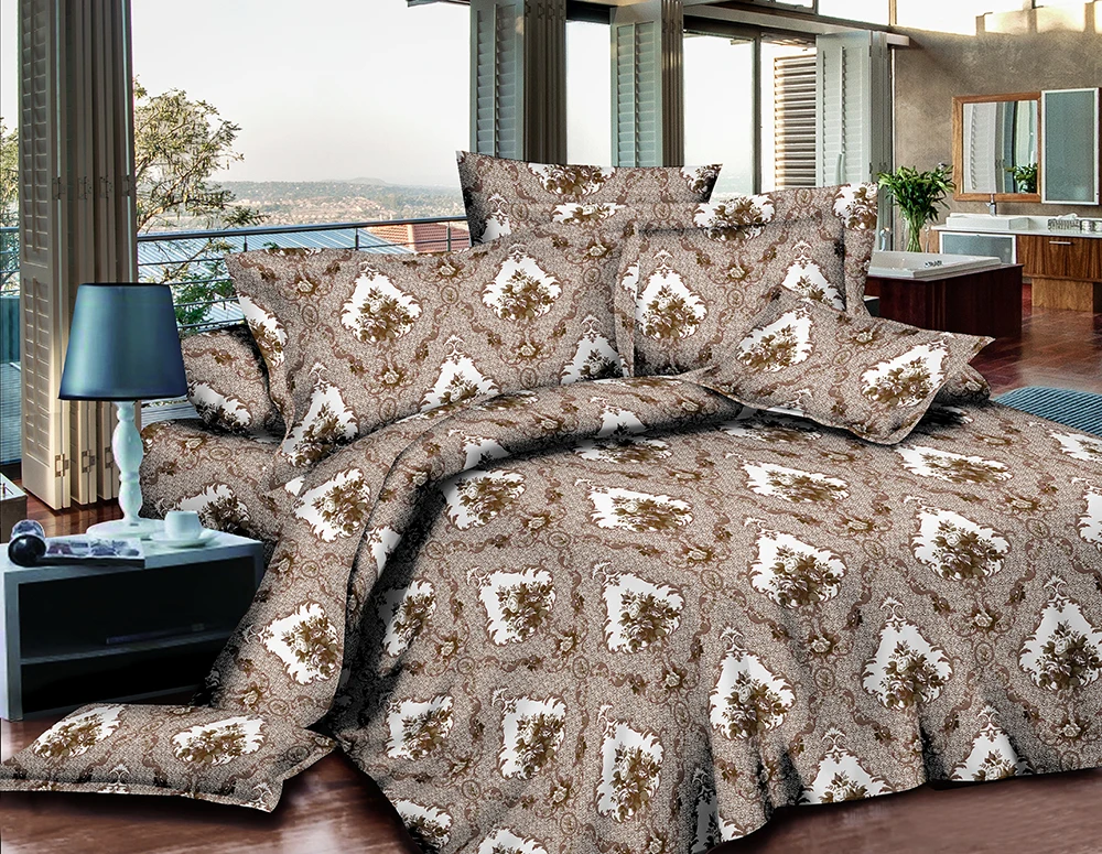 Factory delivery HIGH QUALITY 100% polyester print fabric for home textile wholesale with more than 300 weaving machines